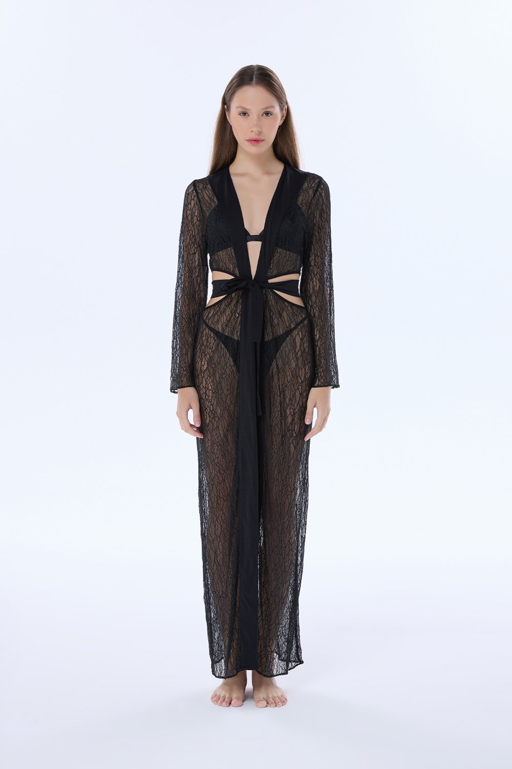 Valnue Lingerie-Gloria Siyah Dantel Sabahlık-Sabahlık-2-roqelvaxirum.shop
