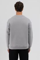 Basic Bisiklet Yaka Oversize Sweatshirt