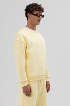 Basic Bisiklet Yaka Oversize Sweatshirt