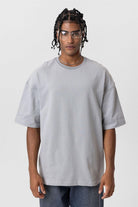Basic Oversize Bisiklet Yaka Tişört