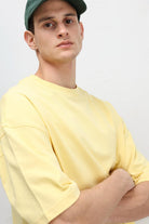 Basic Oversize Bisiklet Yaka Tişört