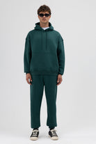 Basic Oversize Kapüşonlu Sweatshirt