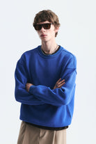 Basic Oversize Yıkamalı Sweatshirt