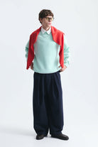Basic Oversize Yıkamalı Sweatshirt