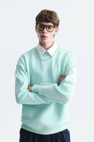 Basic Oversize Yıkamalı Sweatshirt