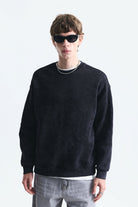 Basic Oversize Yıkamalı Sweatshirt