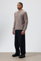Bisiklet Yaka Oversize Triko Kazak