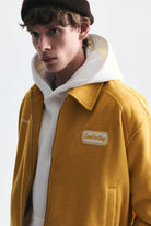 Boxy Fit Baskılı Mont