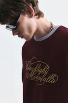 Boxy Fit Baskılı Sweatshirt