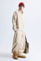 Boxy Fit Polo Yaka Sweatshirt