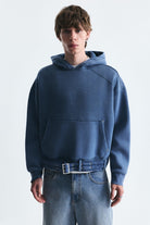 Boxy Fit Kemerli Sweatshirt