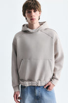 Boxy Fit Kemerli Sweatshirt