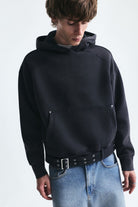 Boxy Fit Kemerli Sweatshirt