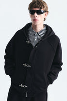 Oversize Klips Kapama Sweatshirt Takım