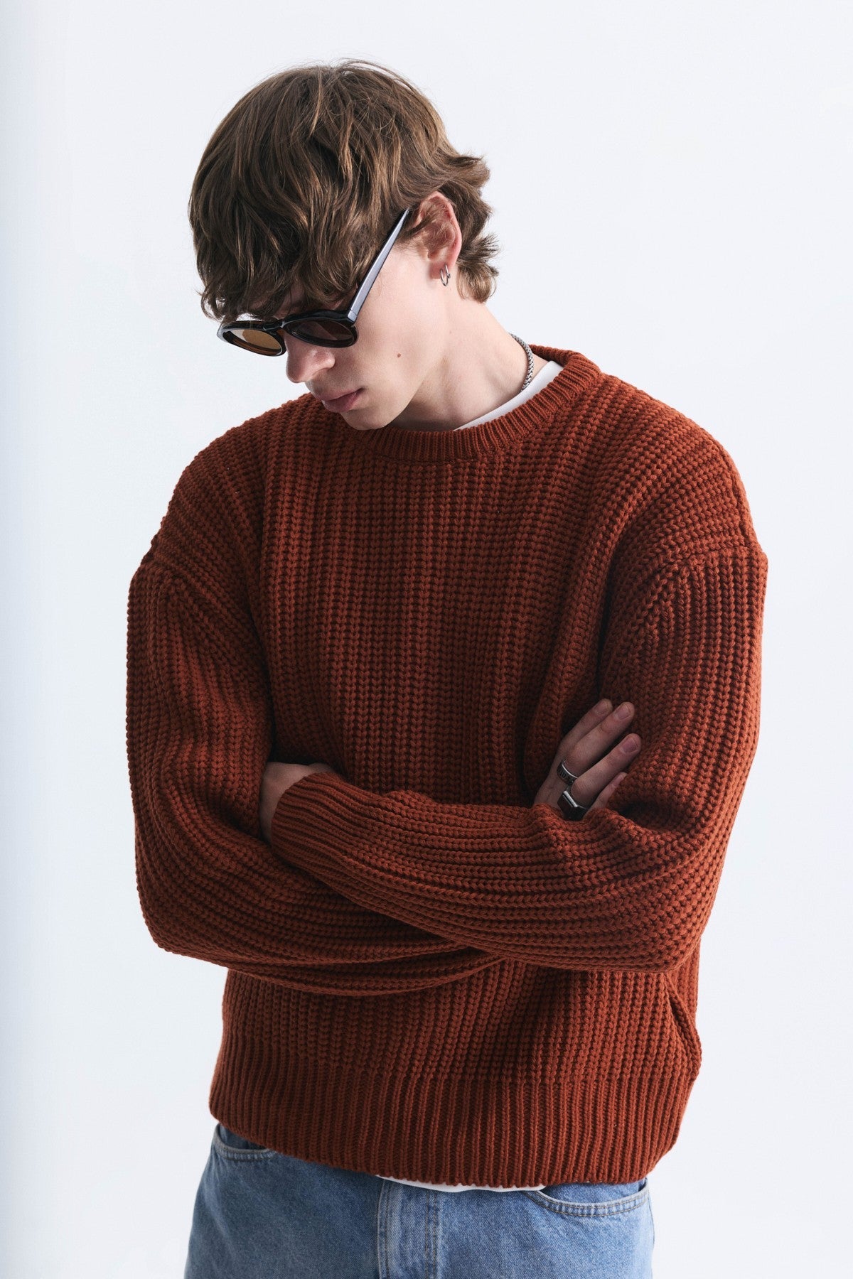Oversize Basic Triko Kazak
