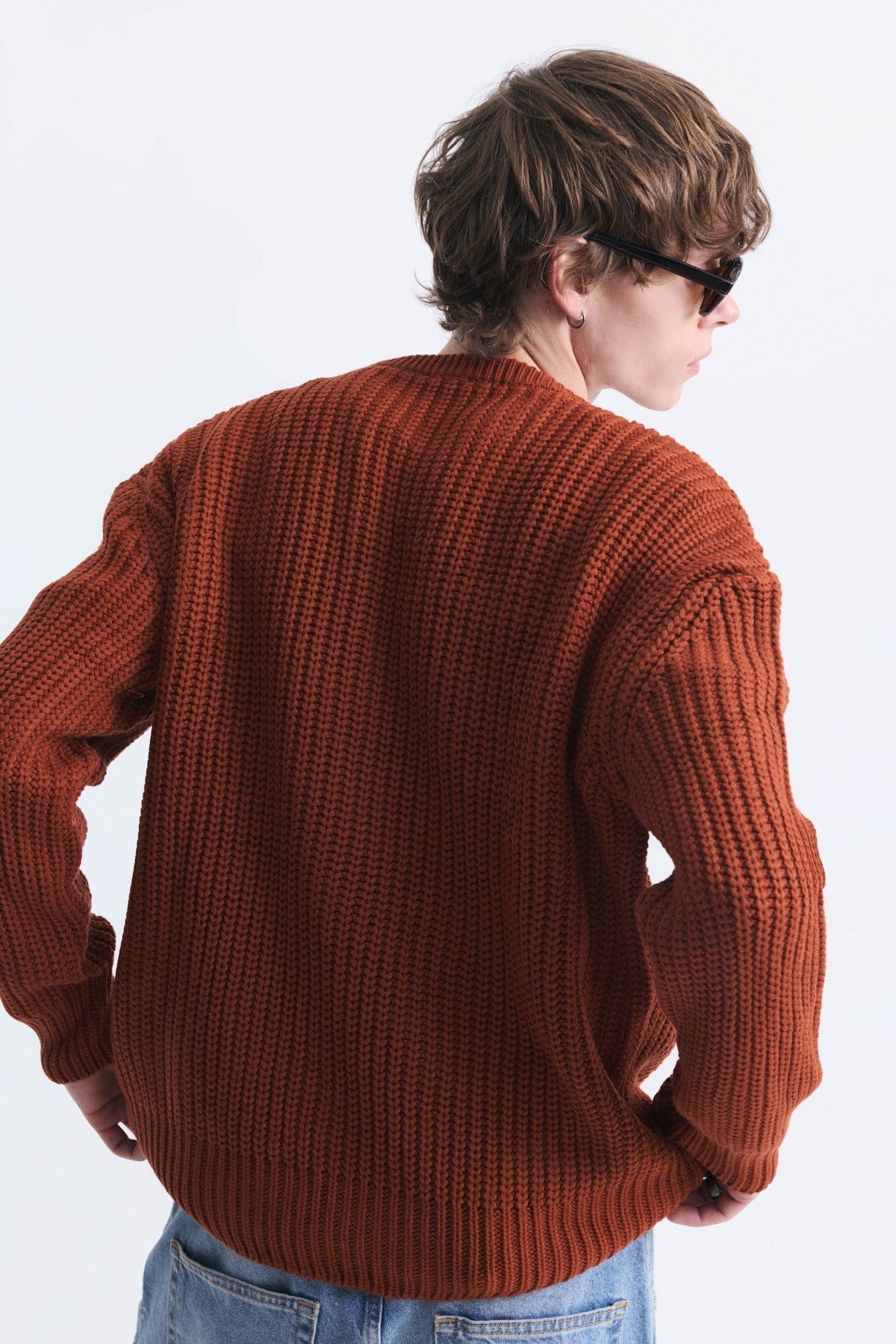 Oversize Basic Triko Kazak