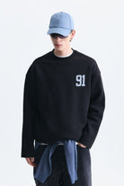 Oversize Baskılı Sweatshirt