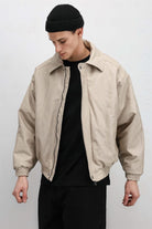 Oversize Deri Bomber Ceket