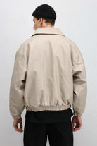 Oversize Deri Bomber Ceket