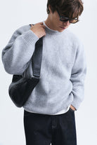 Oversize Fitilli Triko Kazak