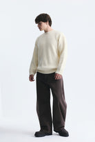 Oversize Fitilli Triko Kazak