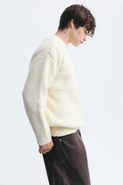 Oversize Fitilli Triko Kazak