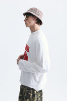 Oversize Rakam Baskılı Sweatshirt