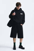 Oversize Sırt Baskılı Sweatshirt