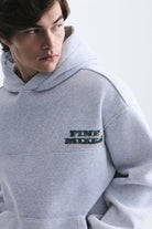 Oversize Yıkamalı Kapüşonlu Sweatshirt