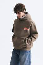 Oversize Yıkamalı Kapüşonlu Sweatshirt