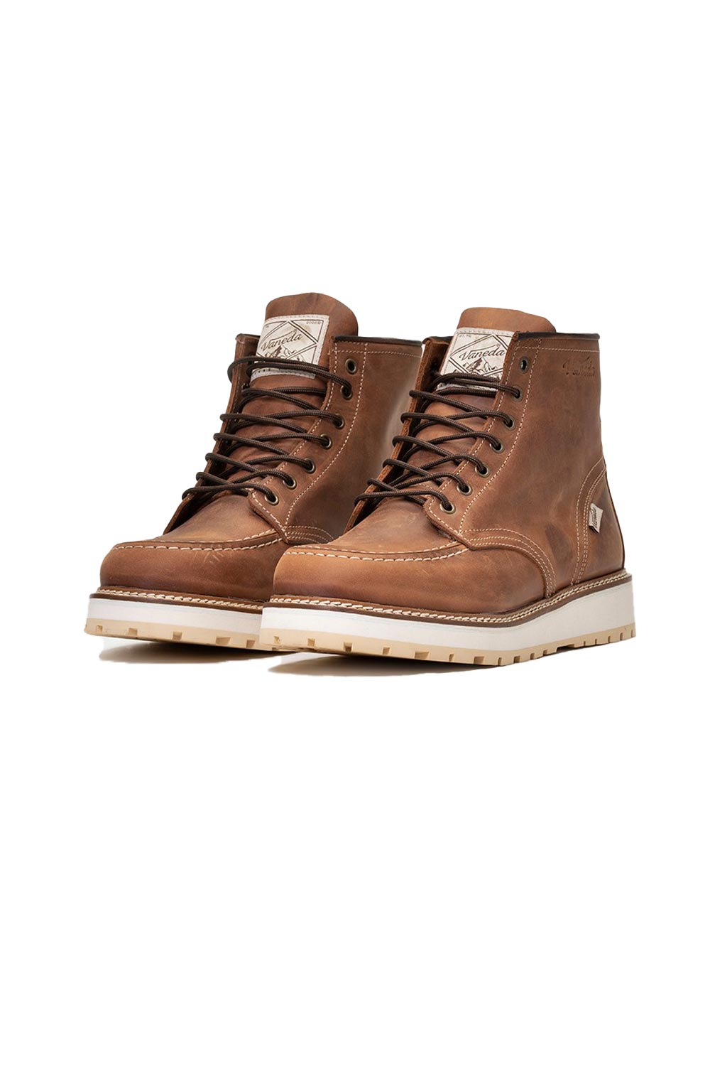 Vaneda-1106 Lifestyle V Town Crazy Kadın Bot Kızıl Taba-Bot-4-roqelvaxirum.shop