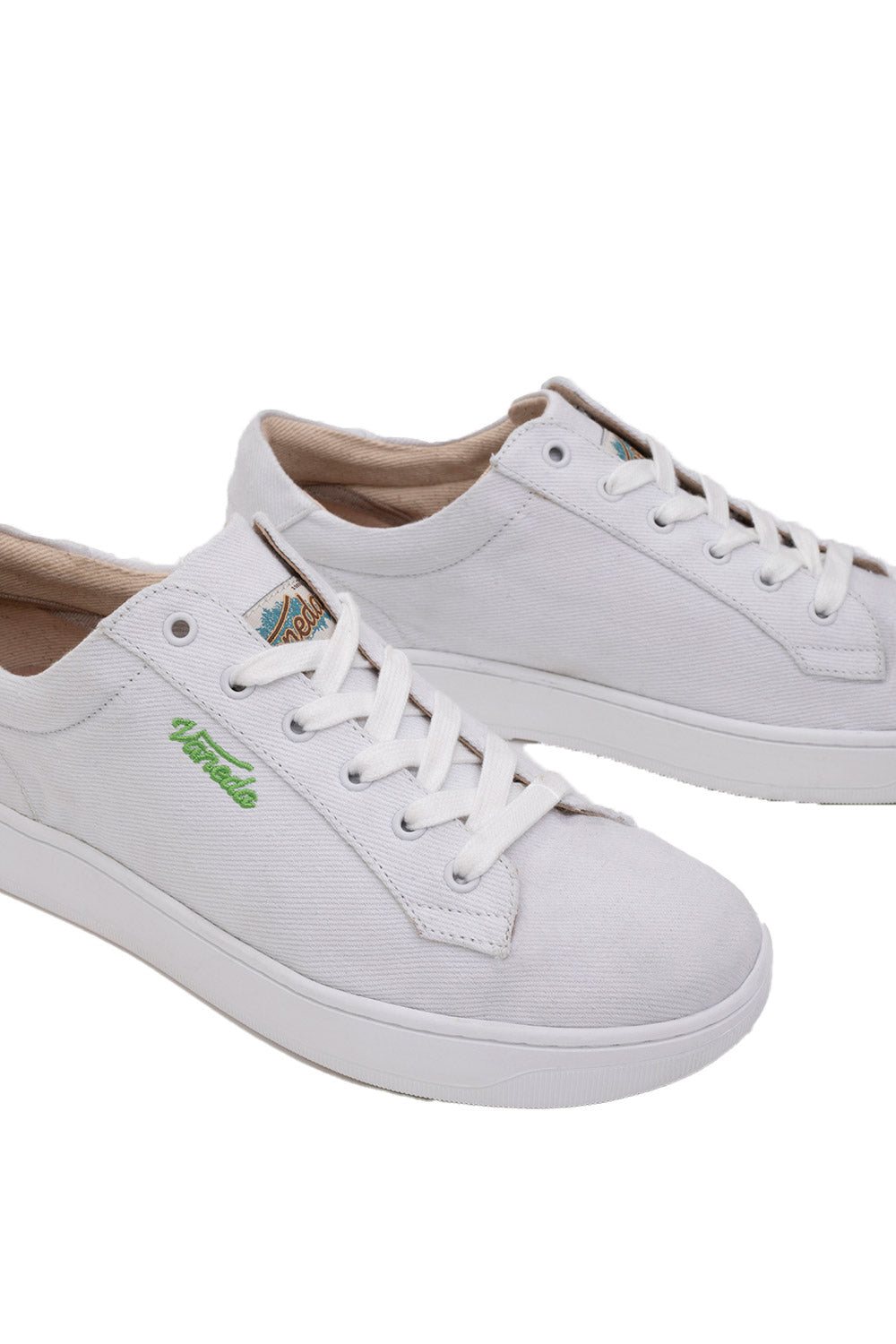 Vaneda-1388 V Mich Free Kanvas Sneaker Erkek Ayakkabı Beyaz-Sneakers-2-roqelvaxirum.shop
