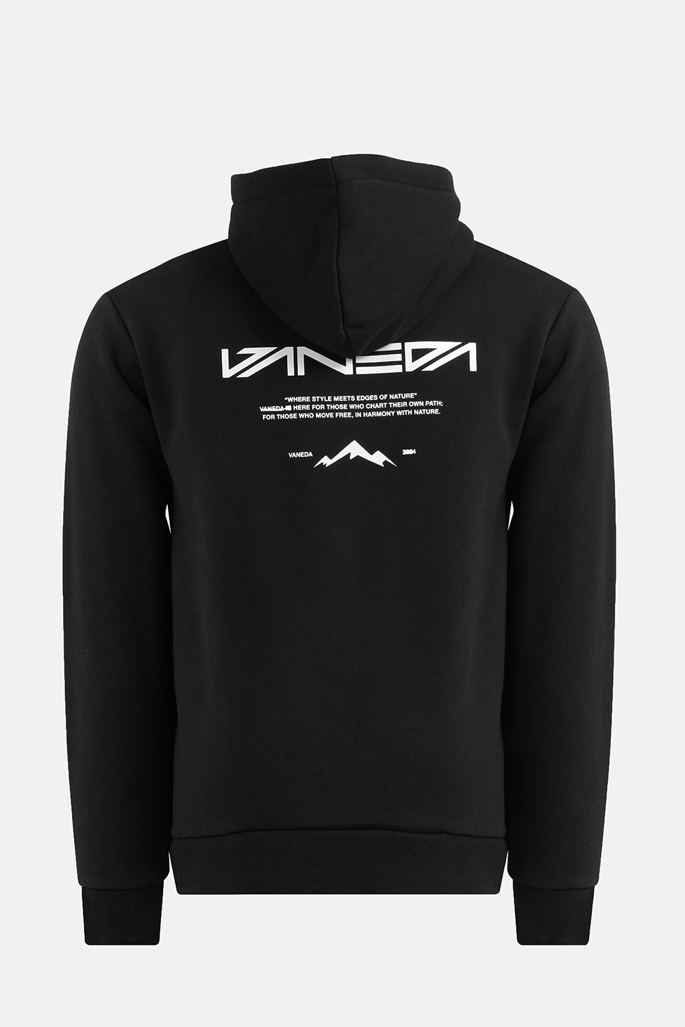 Vaneda-Kapüşonlu Regular Fit Next Unisex Sweatshirt Siyah-2-roqelvaxirum.shop