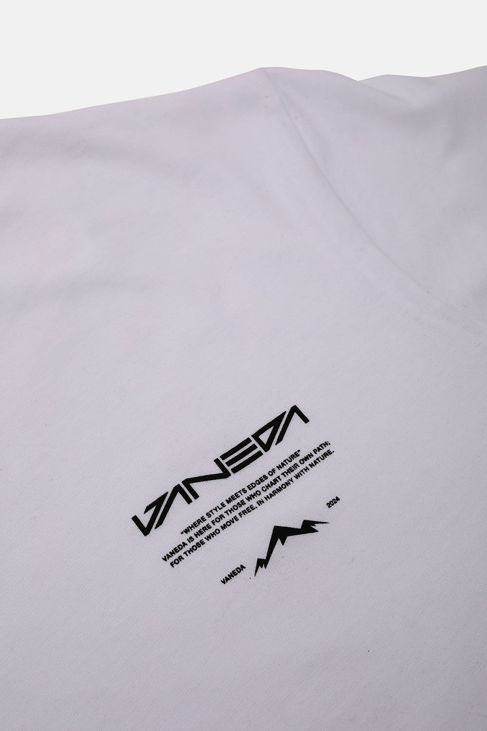 Vaneda-Oversized Fit Next Unisex Tshirt Beyaz-4-roqelvaxirum.shop
