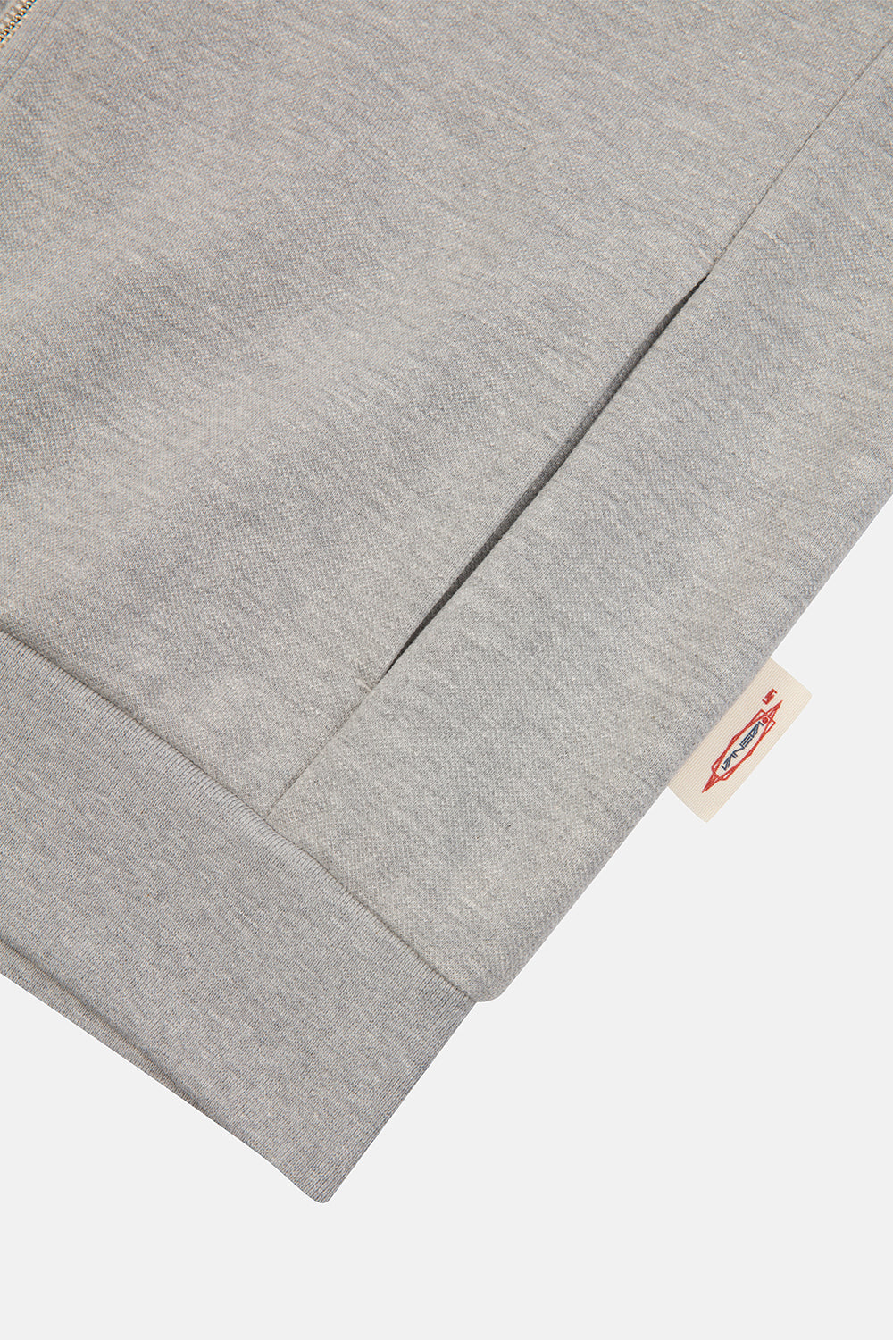 Vaneda-Urbanwild Hoodie Fermuarlı Gri Melanj-4-roqelvaxirum.shop