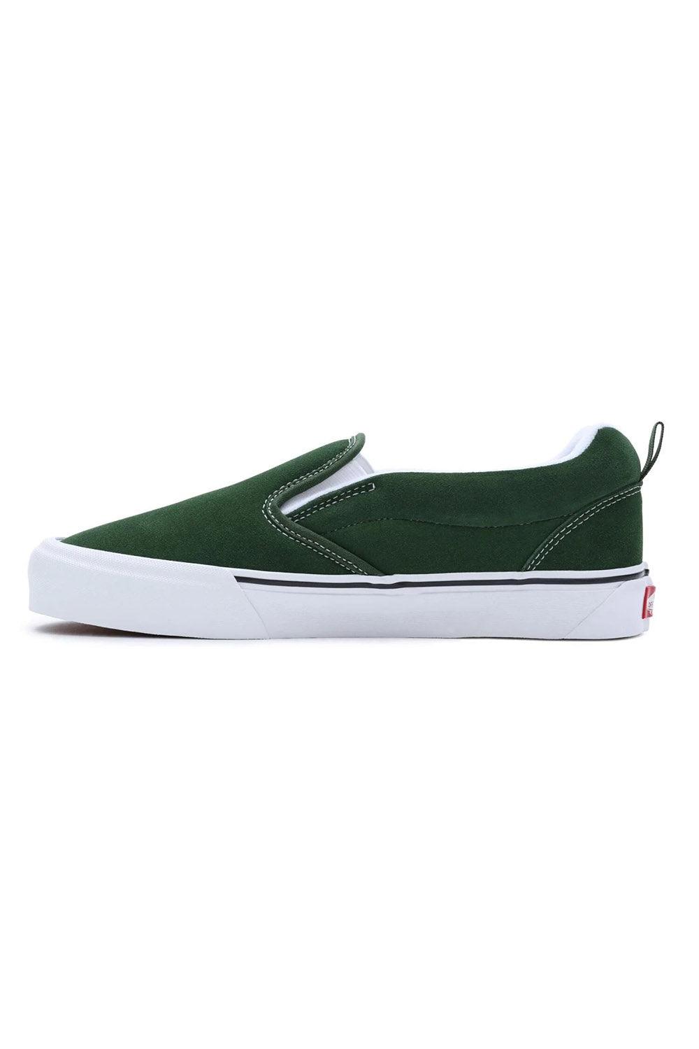 Vans-Knu Slip Green / True White-Sneakers-4-roqelvaxirum.shop