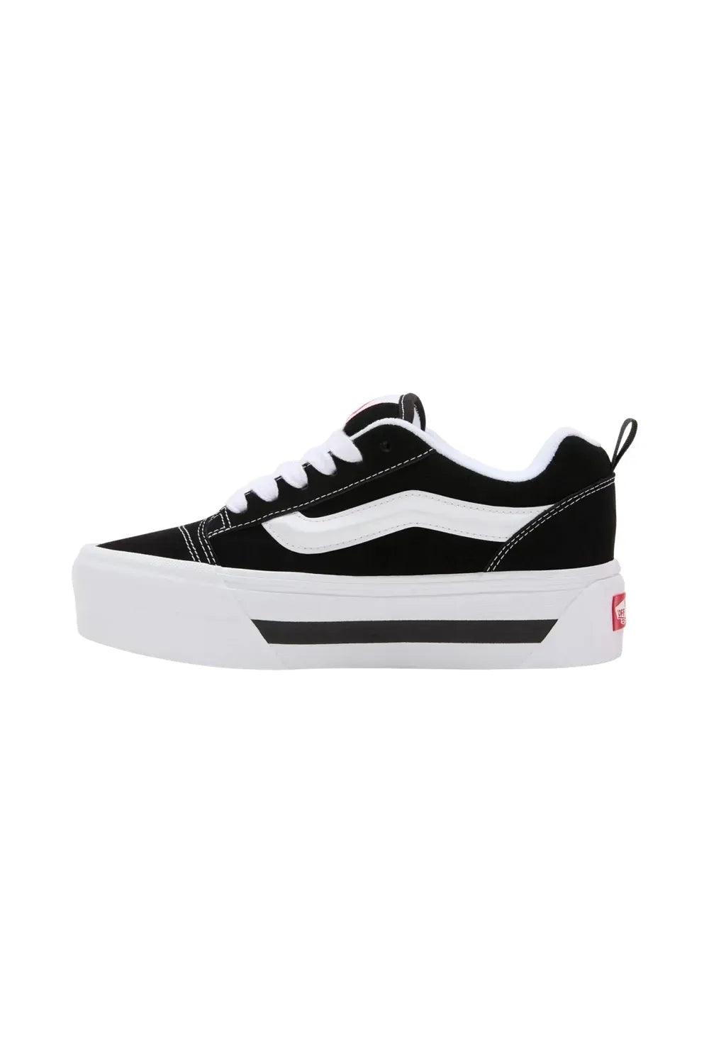 Vans-Knu Stack Black / White-Sneakers-2-roqelvaxirum.shop