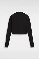 Vans-Mini Mock Neck LS Black-T-Shirts-5-roqelvaxirum.shop