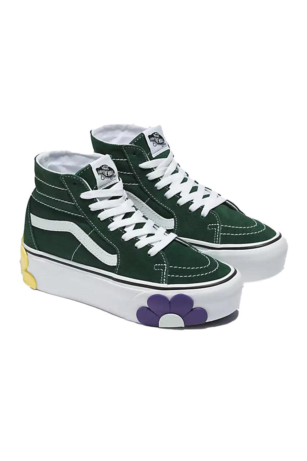 Vans-SK8-Hi Tapered Stackform OSF GREEN/MULTI-Sneakers-1-roqelvaxirum.shop