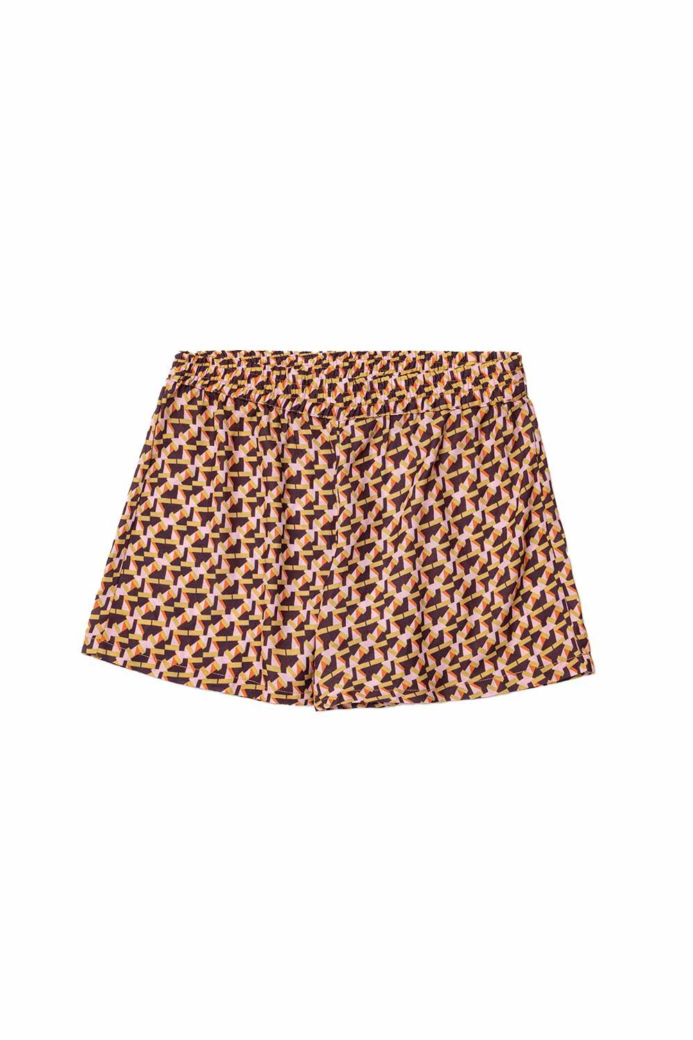 Ventotto Store-Bacio Shorts Pattern - 2-Şort-1-roqelvaxirum.shop