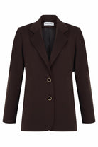 Vifafi-Acı Kahve Gabardin Ceket-Ceket-1-roqelvaxirum.shop