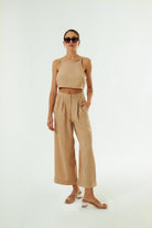 Vifafi-Sahara Krem Palazzo Pantolon-Pantolon-4-roqelvaxirum.shop