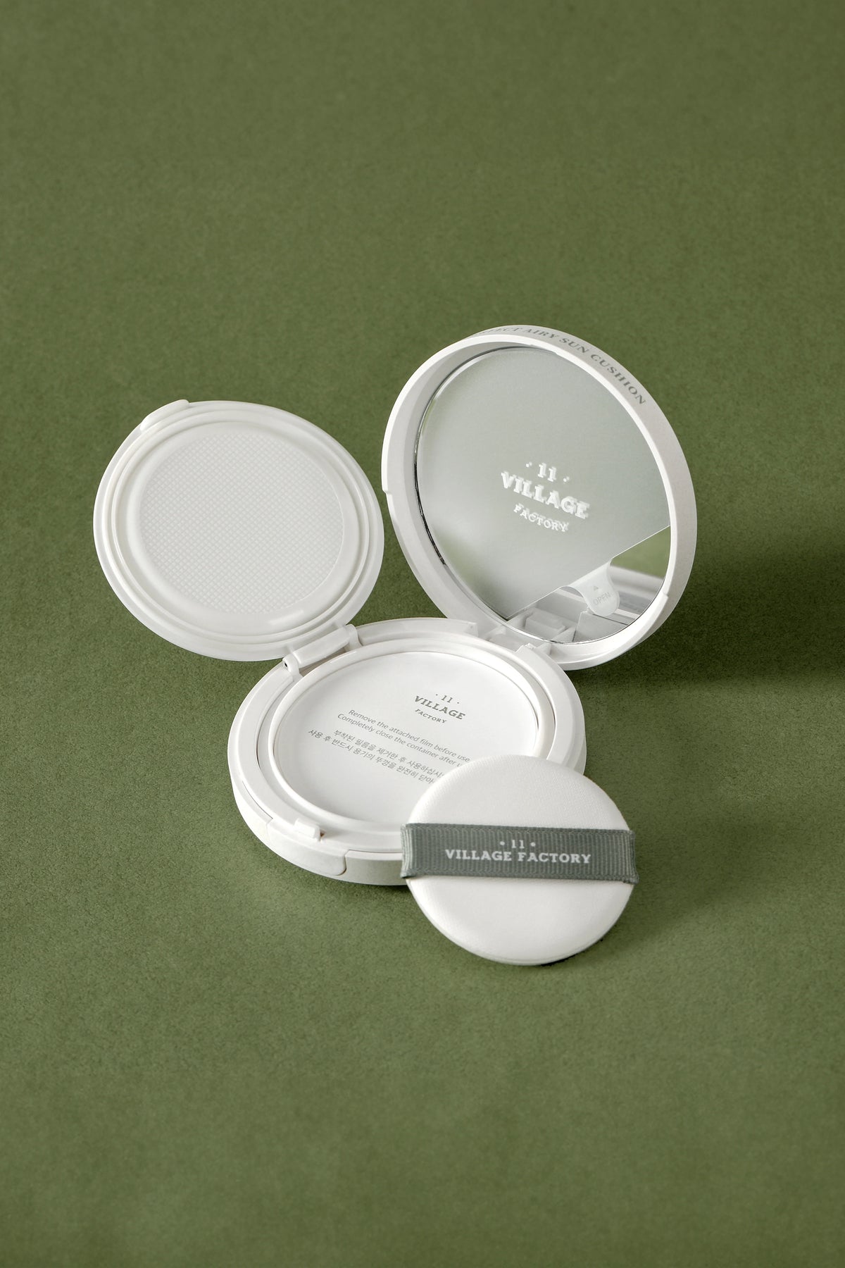 Village 11 Factory-Village 11 Factory Perfect Airy Sun Cushion Spf50+ Pa++++ 14g Cilt Tonu Eşitleyici Vegan Cushion Güneş Kremi-Güneş Koruyucu-4-roqelvaxirum.shop