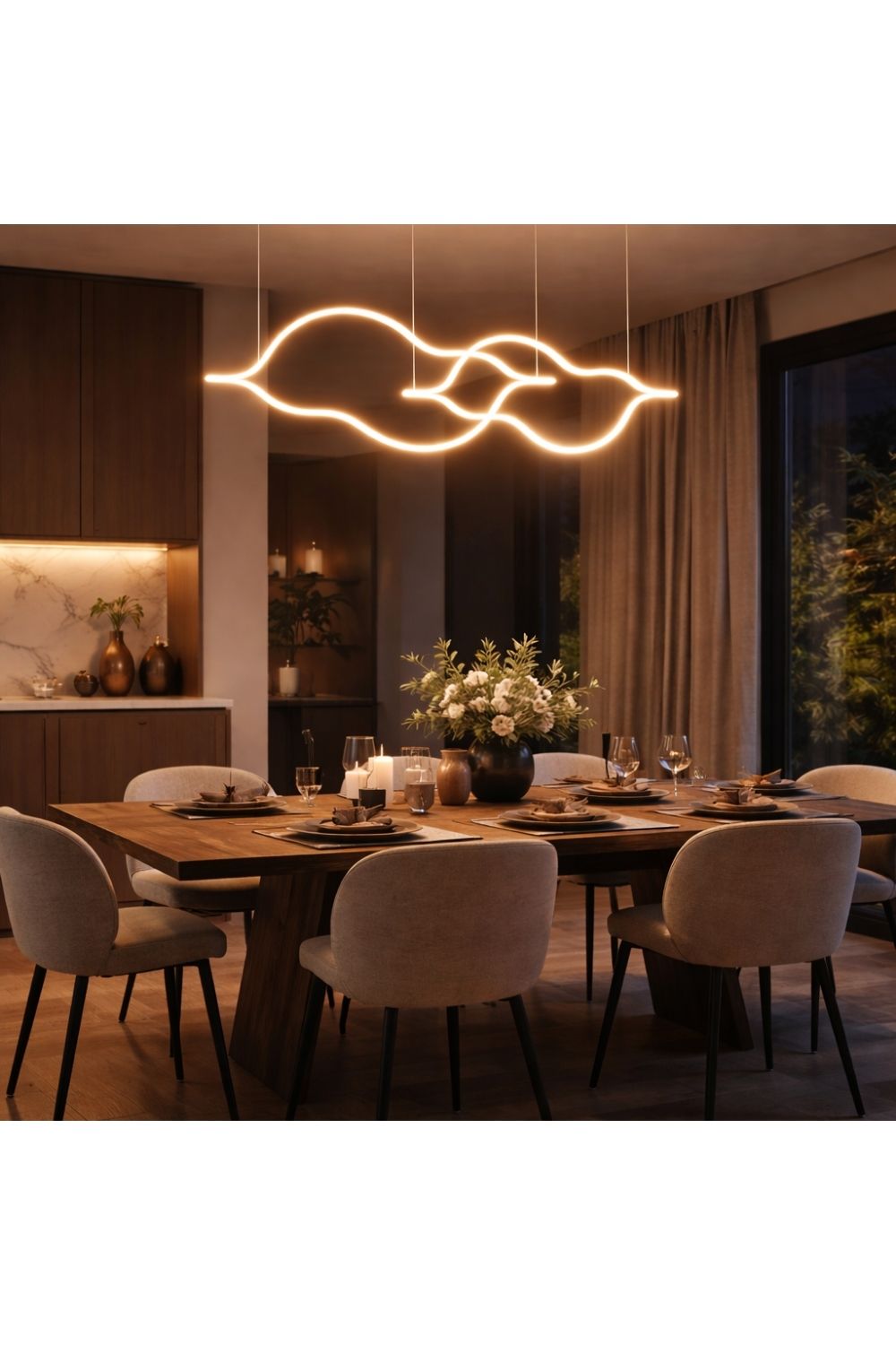 Nymbus Sarkıt Led Avize 140 Cm - 1