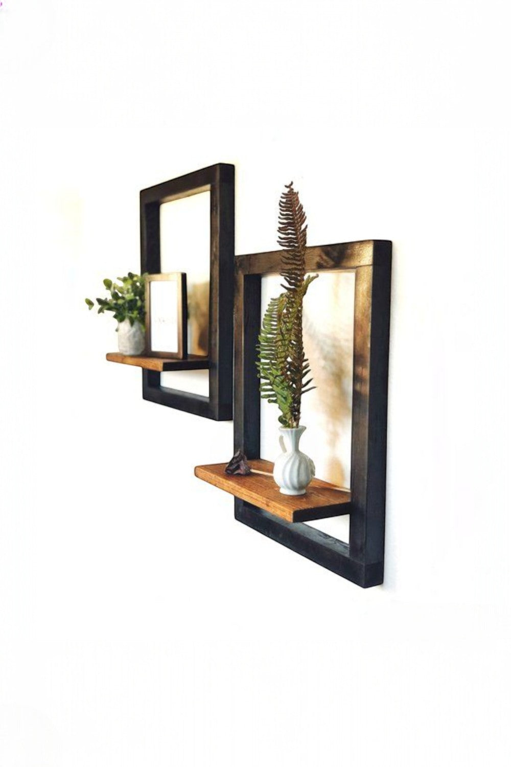Vune Concept-El Yapımı Ahşap Yüzen Raf 2li Set-Duvar Rafı-1-roqelvaxirum.shop