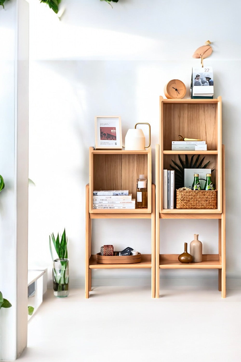 Vune Concept-Sine El Yapımı Ahşap Raf Ünitesi - Small-Kitaplık-3-roqelvaxirum.shop