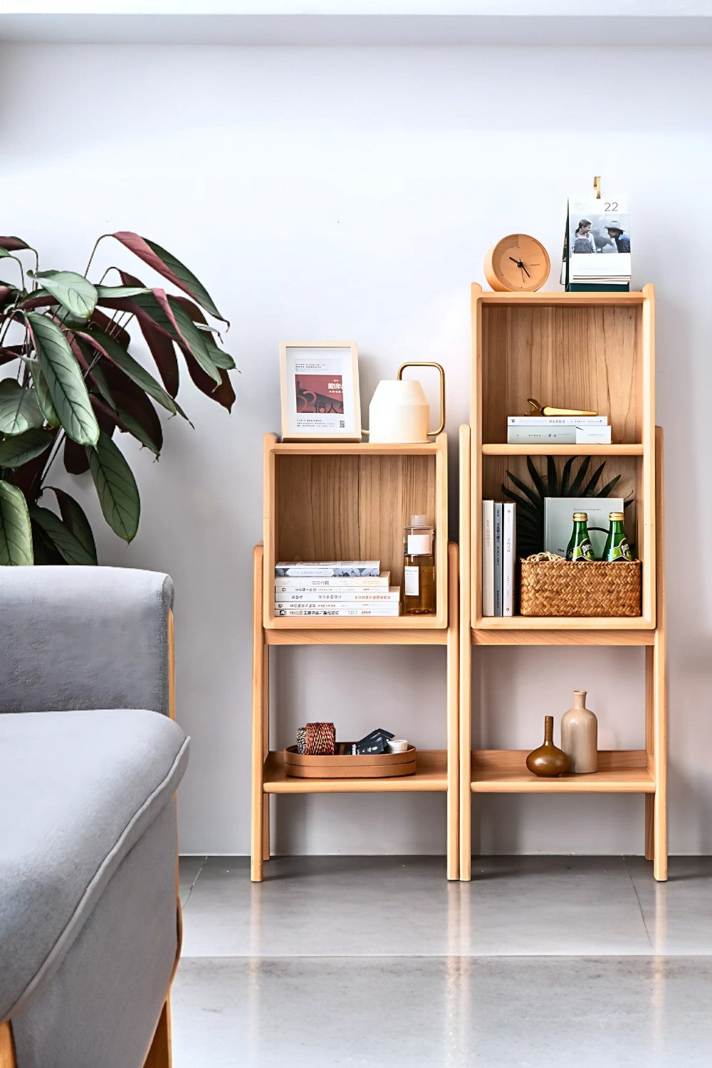 Vune Concept-Sine El Yapımı Ahşap Raf Ünitesi - Small-Kitaplık-7-roqelvaxirum.shop