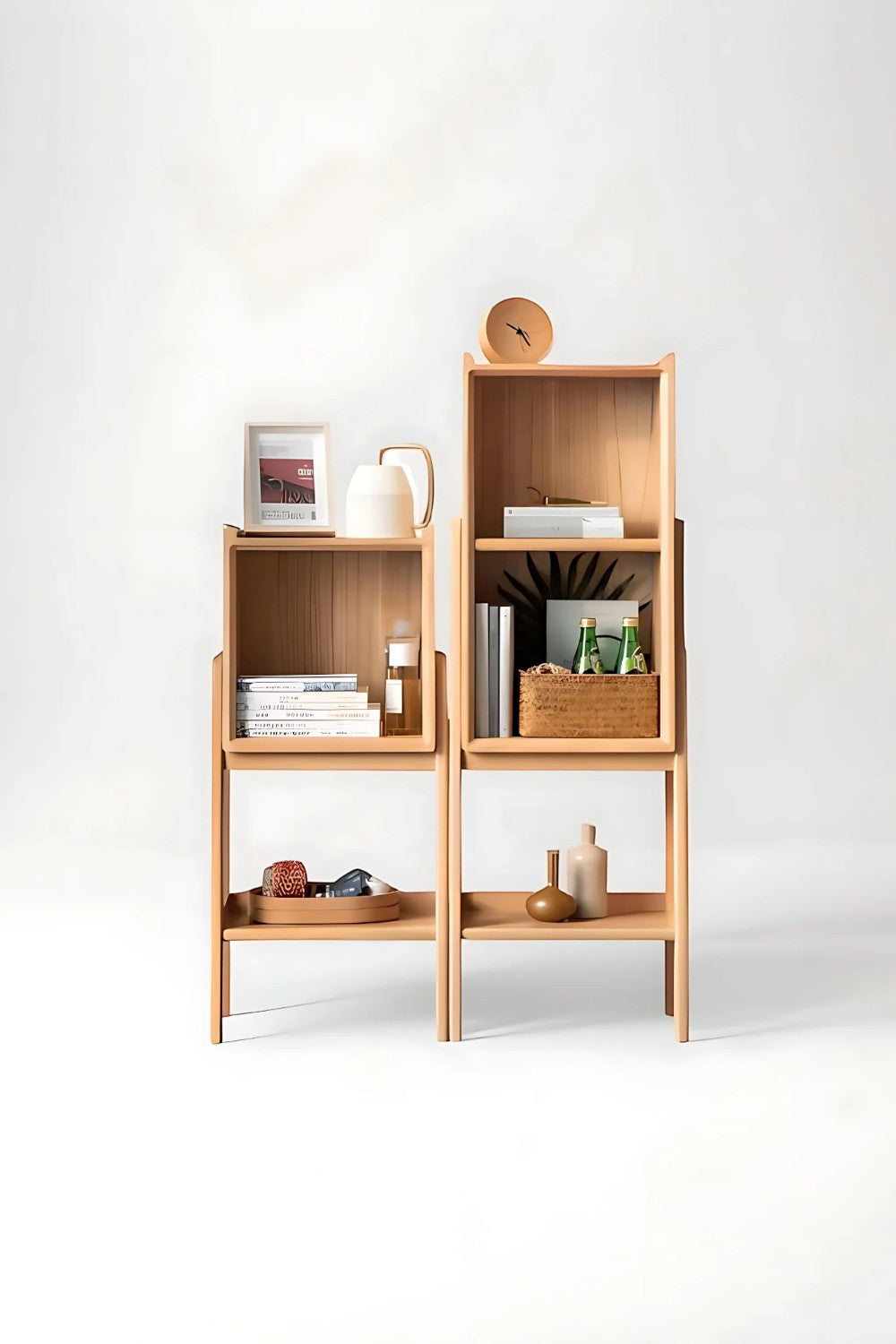 Vune Concept-Sine El Yapımı Ahşap Raf Ünitesi - Small-Kitaplık-9-roqelvaxirum.shop