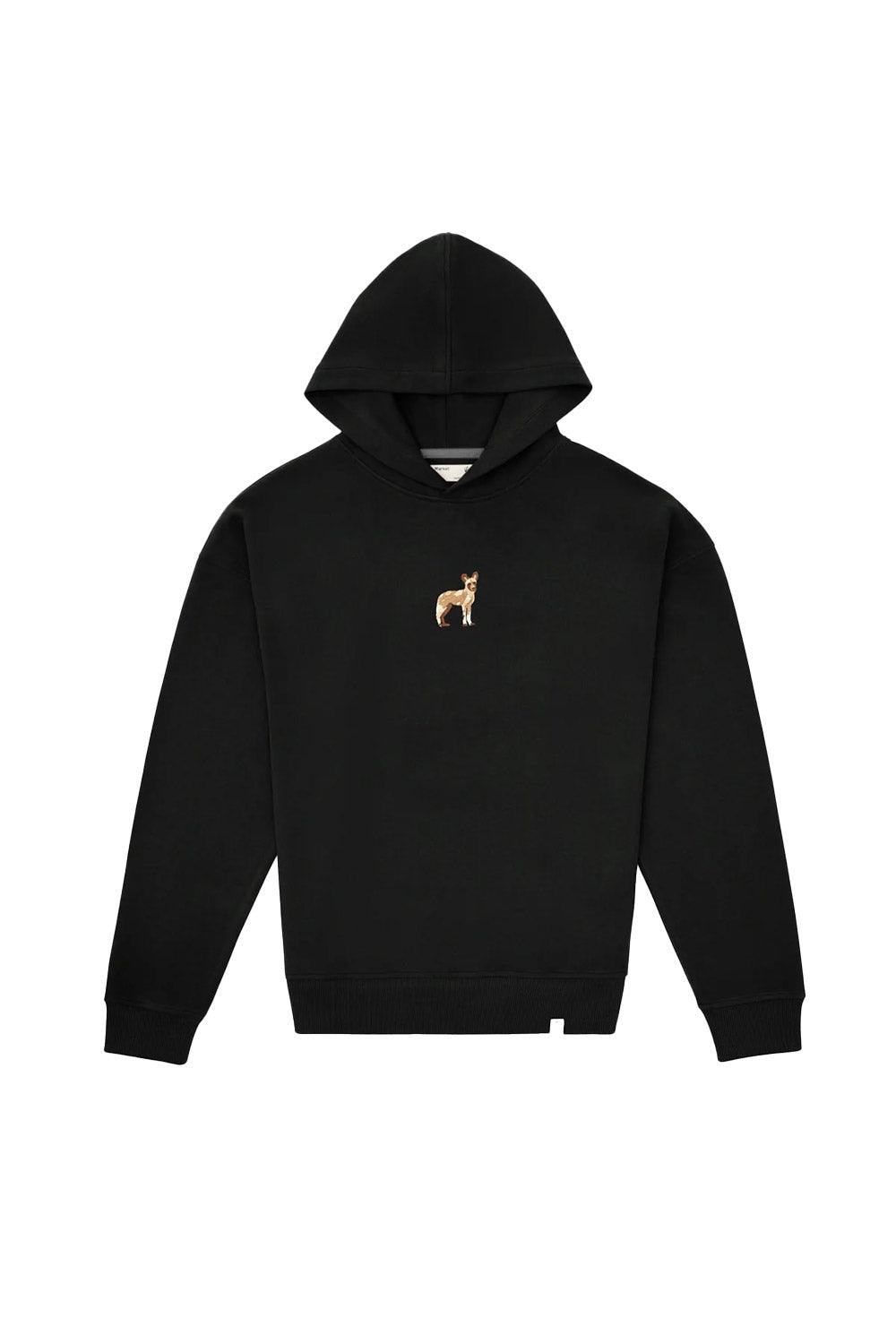 WWF Market-Afrika Yaban Köpeği Hoodie - Siyah-Sweatshirts & Hoodies-1-roqelvaxirum.shop