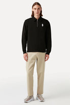 WWF Market-İmparator Penguen Polo Yaka Sweatshirt - Siyah-Sweatshirts & Hoodies-8-roqelvaxirum.shop